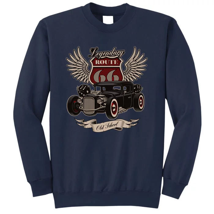 American Hot Rod On Dark Sweatshirt