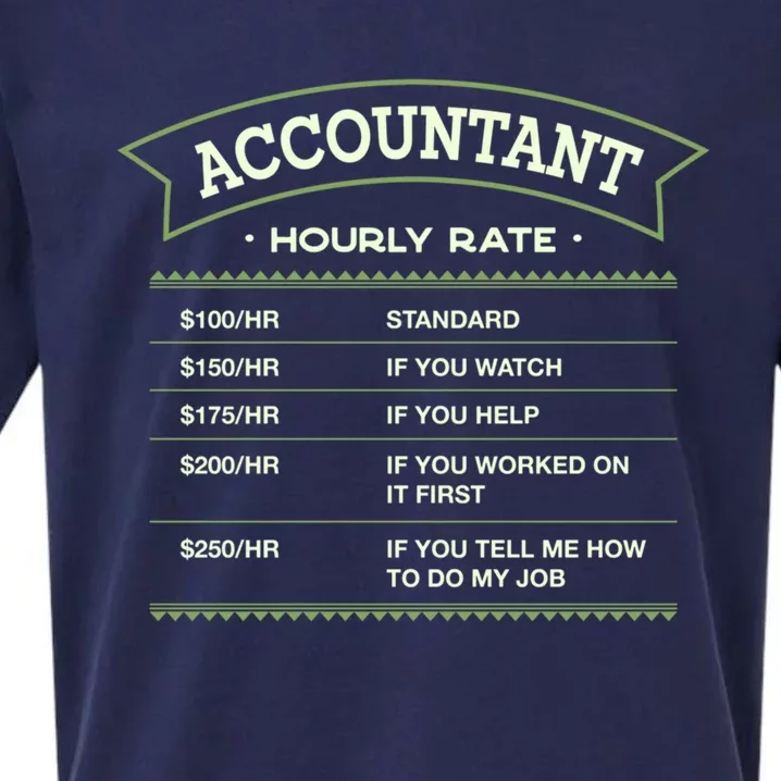 Accountant Hourly Rate Cpa Labour Day Accounting Workers Day Cool Gift Sueded Cloud Jersey T-Shirt