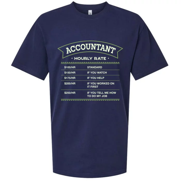 Accountant Hourly Rate Cpa Labour Day Accounting Workers Day Cool Gift Sueded Cloud Jersey T-Shirt