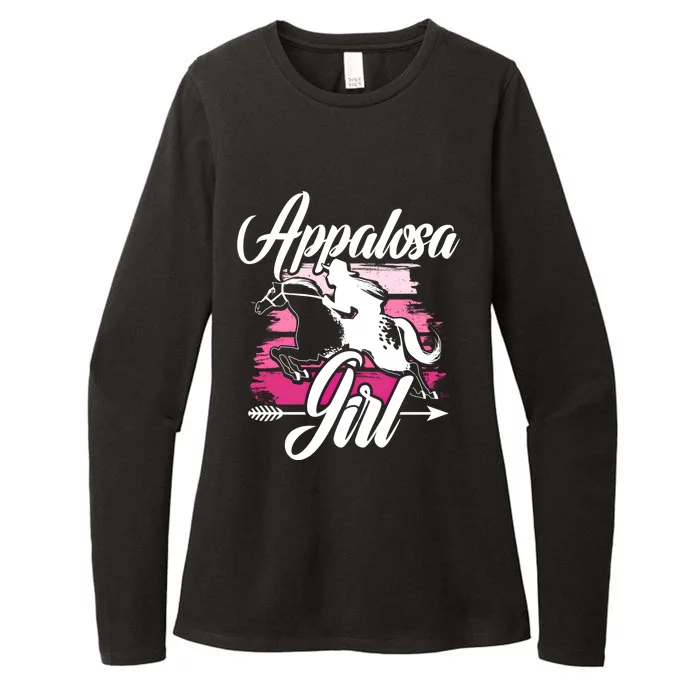 Appaloosa Horse Racing Derby Horse Lovers Jockey Cow Meaningful Gift Womens CVC Long Sleeve Shirt