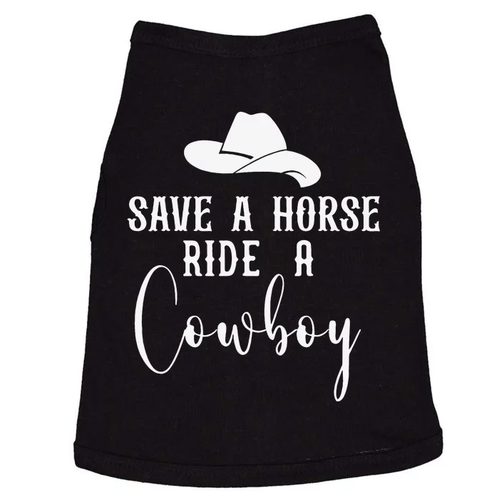 Awesome Horse Rider Save A Horse Ride A Cowboy Doggie Tank