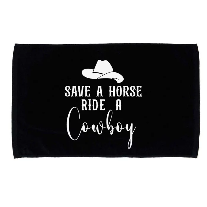 Awesome Horse Rider Save A Horse Ride A Cowboy Microfiber Hand Towel