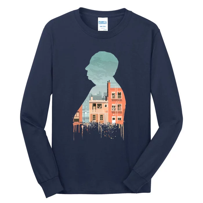 Alfred Hitchcocks Rear Window Illustration Tall Long Sleeve T-Shirt