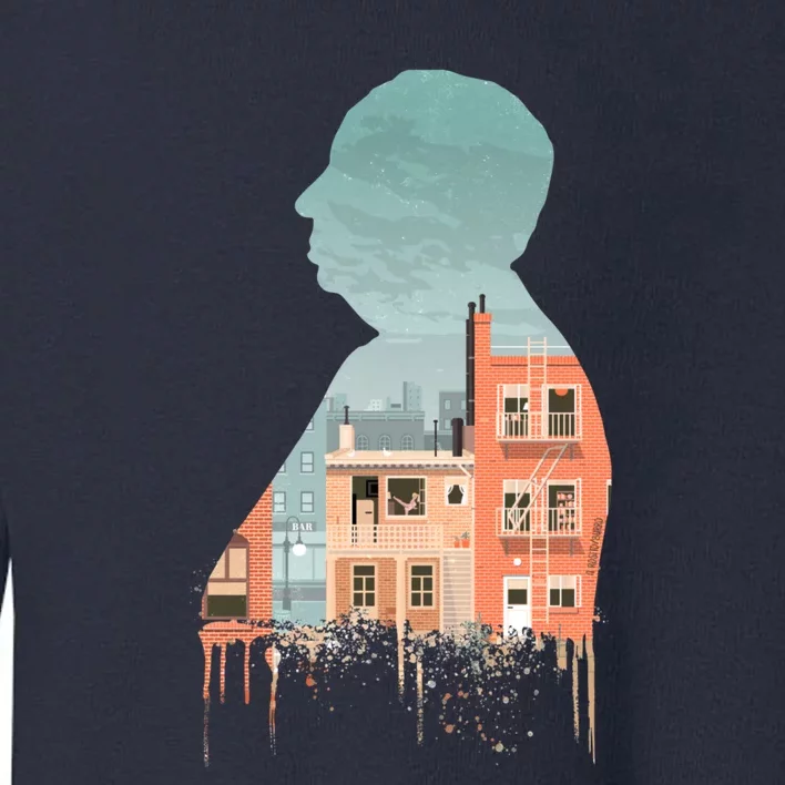 Alfred Hitchcocks Rear Window Illustration Toddler Sweatshirt