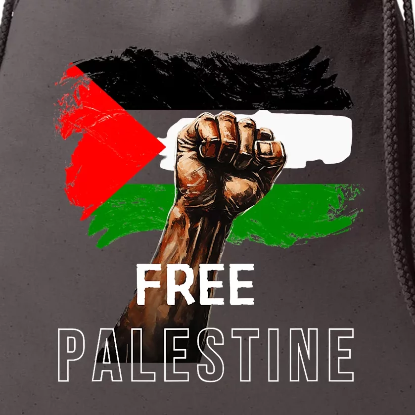 Arabic Human Rights Free Palestine Flag Free Gaza Drawstring Bag ...