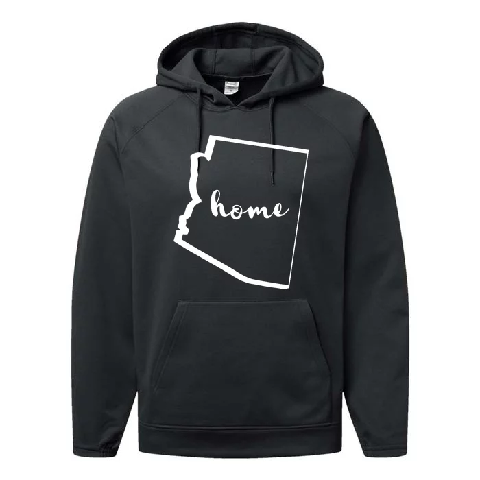 Az Home State Arizona Native Performance Fleece Hoodie