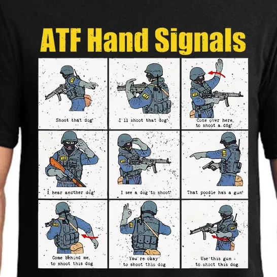 Atf Hand Signals Pajama Set