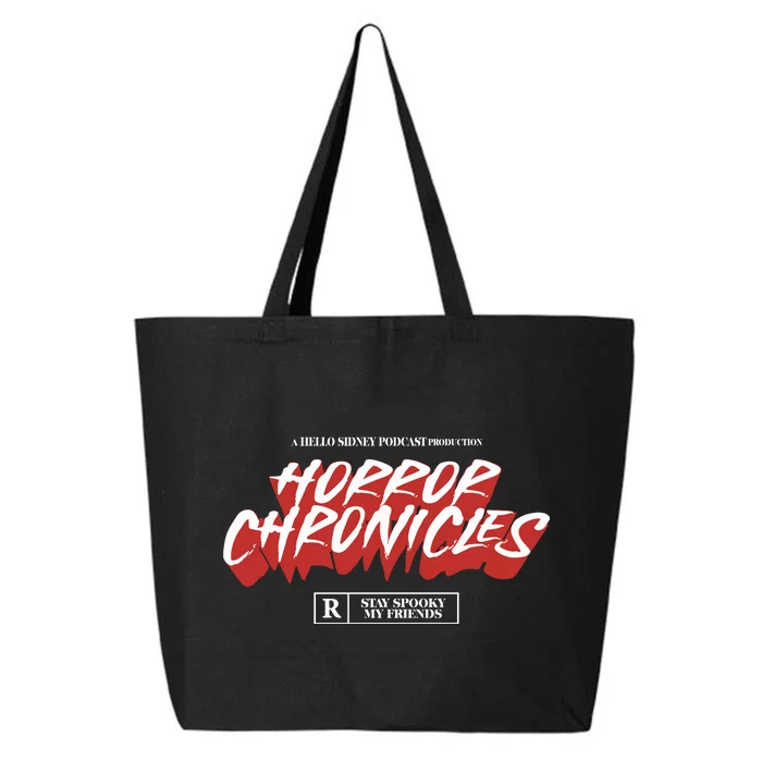 A Hello Sidney Podcast Production Horror Chronicles 25L Jumbo Tote