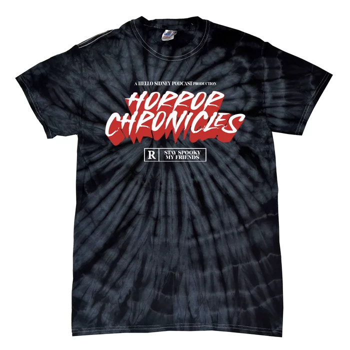 A Hello Sidney Podcast Production Horror Chronicles Tie-Dye T-Shirt