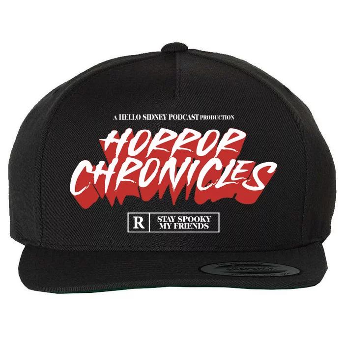 A Hello Sidney Podcast Production Horror Chronicles Wool Snapback Cap