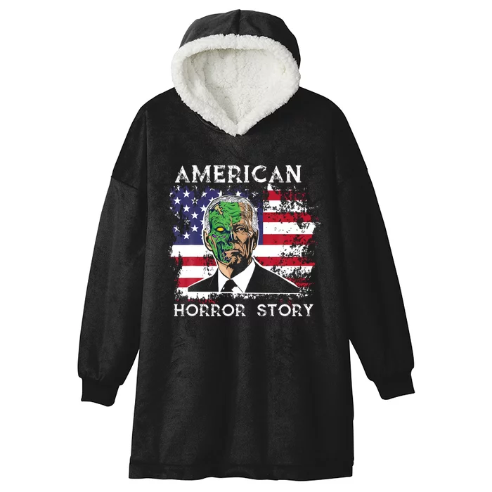 American Horror Story Biden Halloween Hooded Wearable Blanket