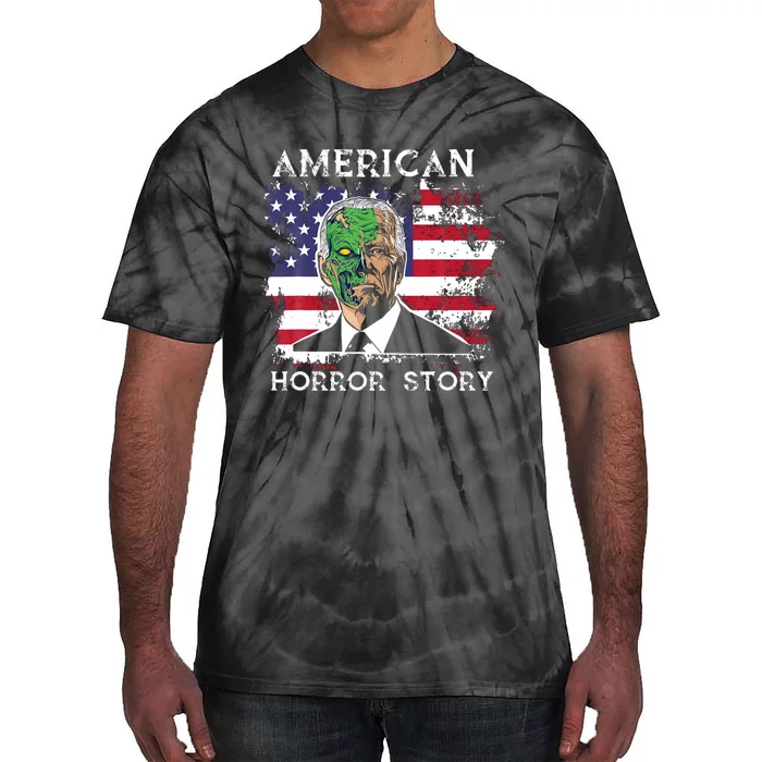 American Horror Story Biden Halloween Tie-Dye T-Shirt