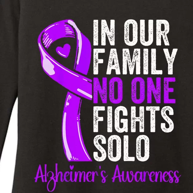 Alzheimer Health Support Family Women Alzheimers Awareness Womens CVC Long Sleeve Shirt