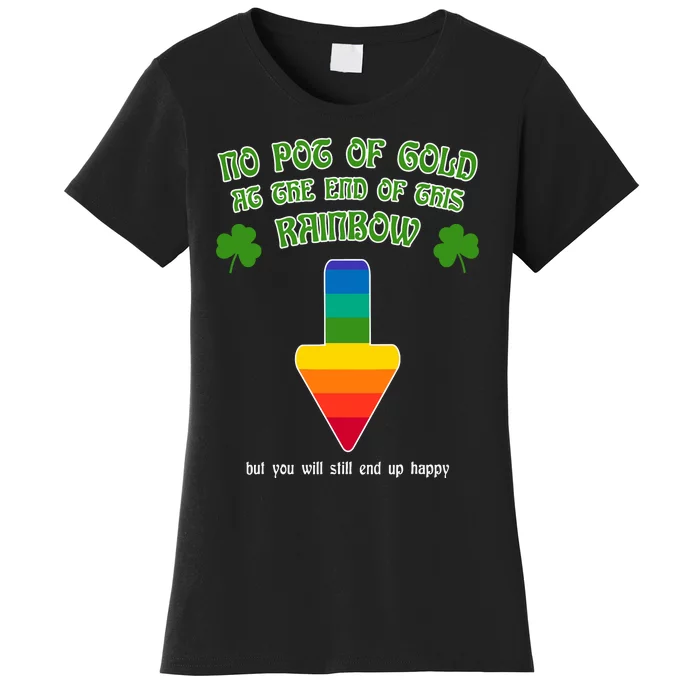 Adult Humor St Patricks Day Offensive Dirty Joke Gift Women's T-Shirt