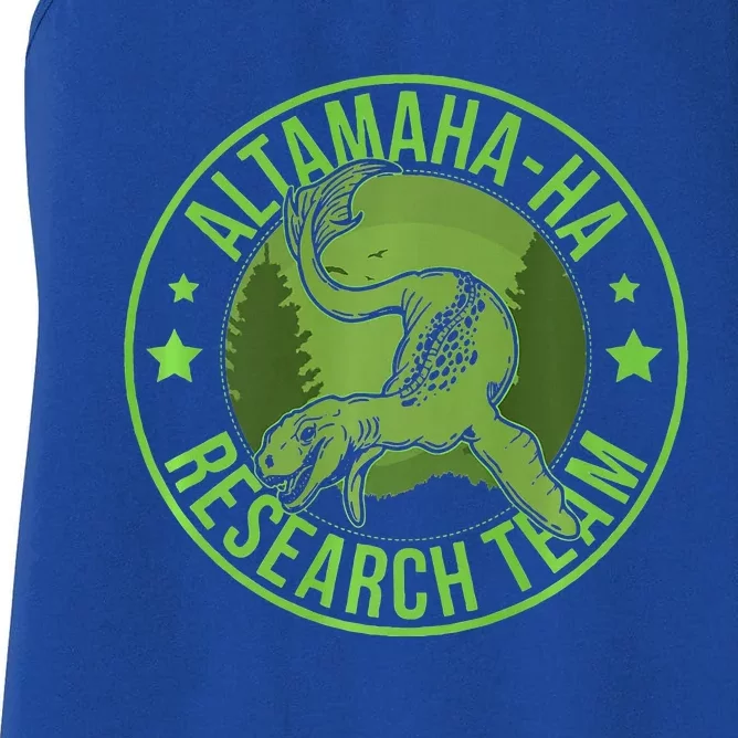 Altamahaha Hide & Seek Research Team Champion Cryptid Women's Racerback Tank