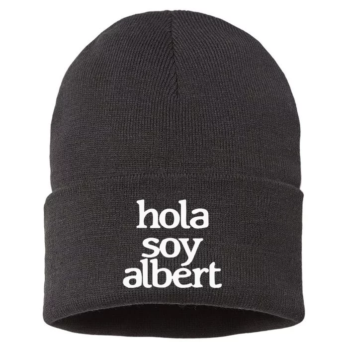 Alberouuuu Hola Soy Albert Sustainable Knit Beanie