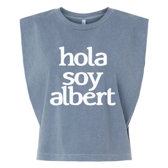 Alberouuuu Hola Soy Albert Garment-Dyed Women's Muscle Tee