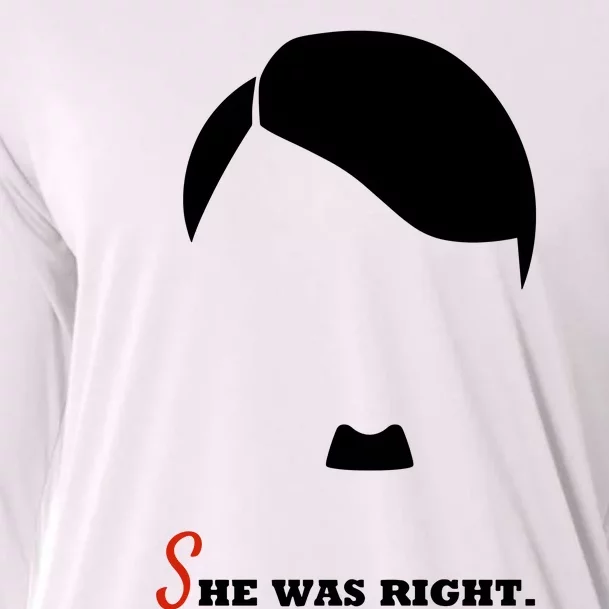 Adolf Hitler She Was Right Cooling Performance Long Sleeve Crew