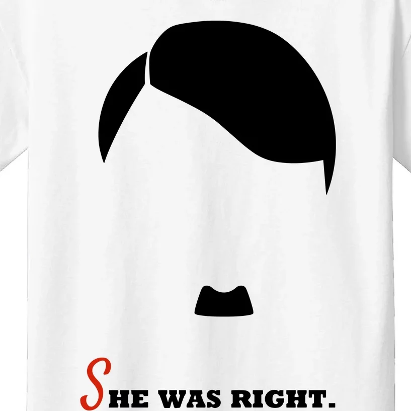 Adolf Hitler She Was Right Kids T-Shirt