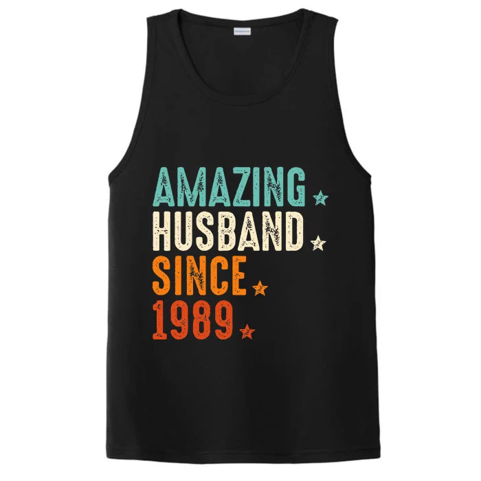 Amazing Husband Since 1990 Performance Tank