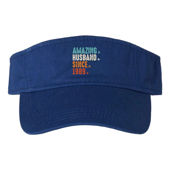 Amazing Husband Since 1990 Valucap Bio-Washed Visor