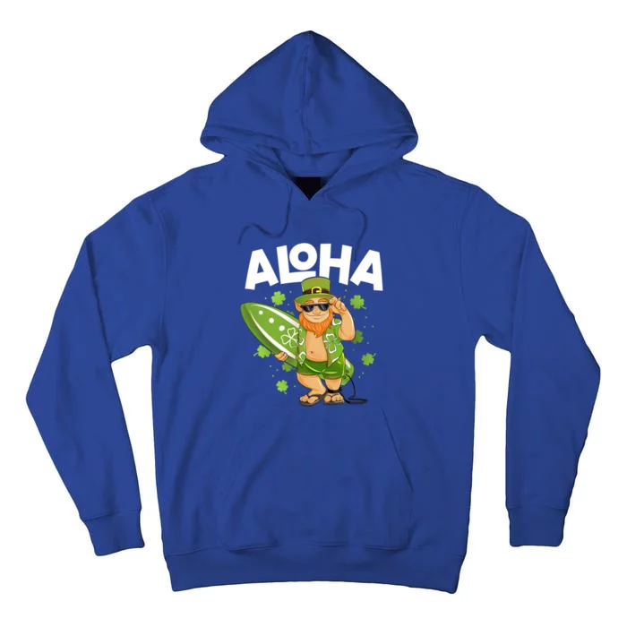 Aloha Hawaii Surfing Leprechaun St Patricks Day Hawaiian Meaningful Gift Tall Hoodie