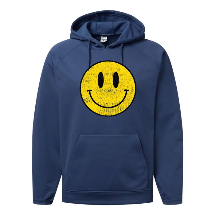 ACID HOUSE SMILEY TECHNO RAVE DJ FESTIVAL Performance Fleece Hoodie