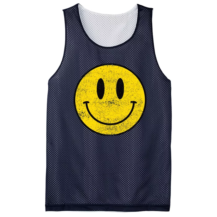 ACID HOUSE SMILEY TECHNO RAVE DJ FESTIVAL Mesh Reversible Basketball Jersey Tank