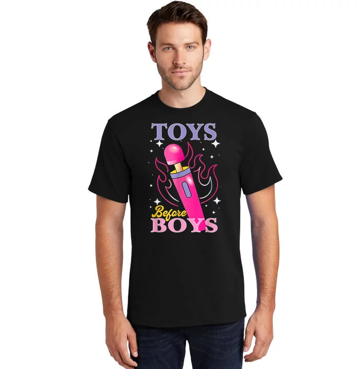 Adult Humor Saying Toys Before Boy Funny Tall T-Shirt