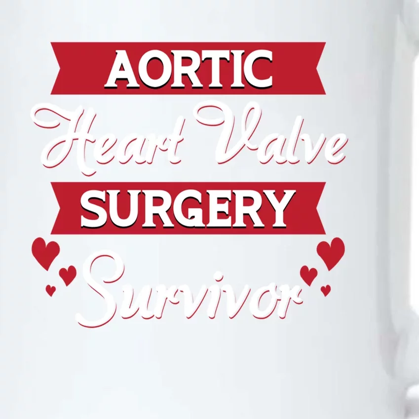 Aortic Heart Surgery Survivor Heart Disease Awareness Month Cool Gift Black Color Changing Mug