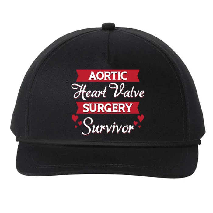 Aortic Heart Surgery Survivor Heart Disease Awareness Month Cool Gift Snapback Five-Panel Rope Hat