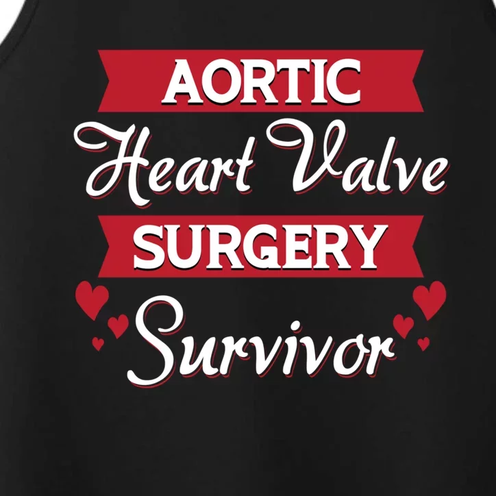 Aortic Heart Surgery Survivor Heart Disease Awareness Month Cool Gift Performance Tank