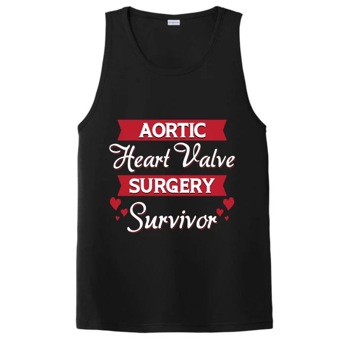 Aortic Heart Surgery Survivor Heart Disease Awareness Month Cool Gift Performance Tank