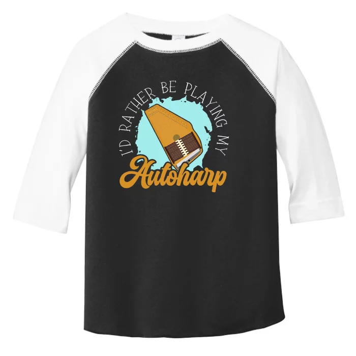 Auto Harp String Instrument Musician Musical Music Toddler Fine Jersey T-Shirt