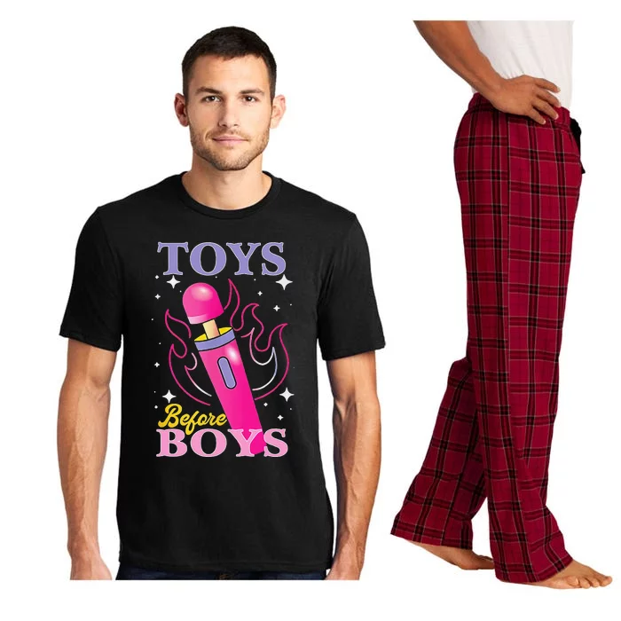 Adult Humor Saying Toys Before Boy Funny Pajama Set