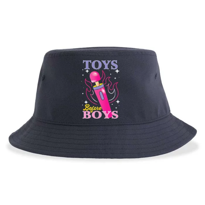 Adult Humor Saying Toys Before Boy Funny Sustainable Bucket Hat