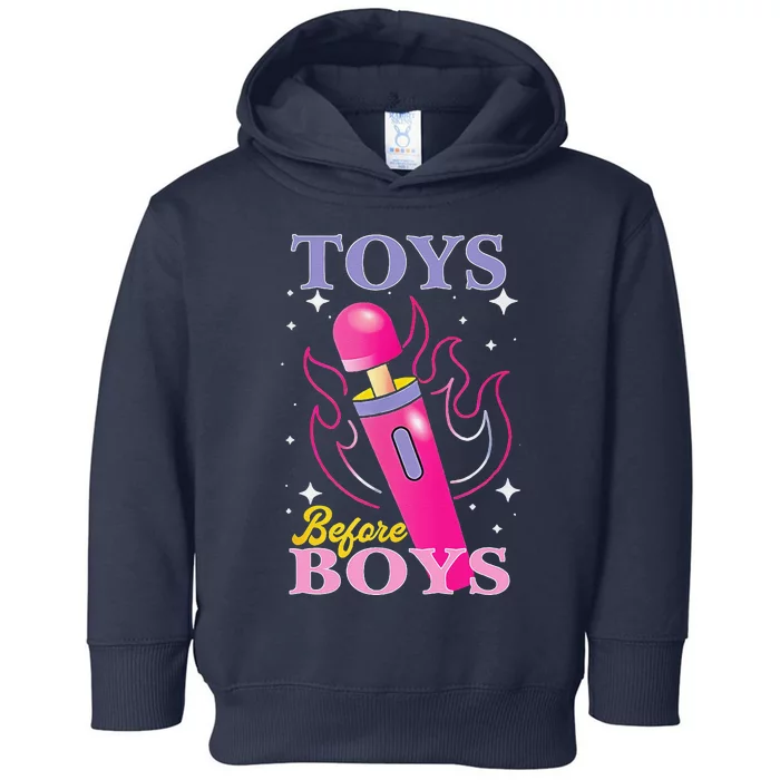 Adult Humor Saying Toys Before Boy Funny Toddler Hoodie