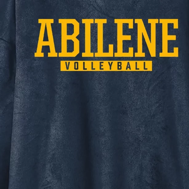 Abilene High School Volleyball Hooded Wearable Blanket