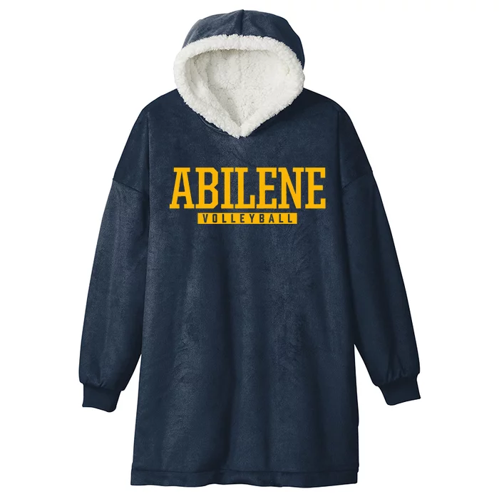 Abilene High School Volleyball Hooded Wearable Blanket