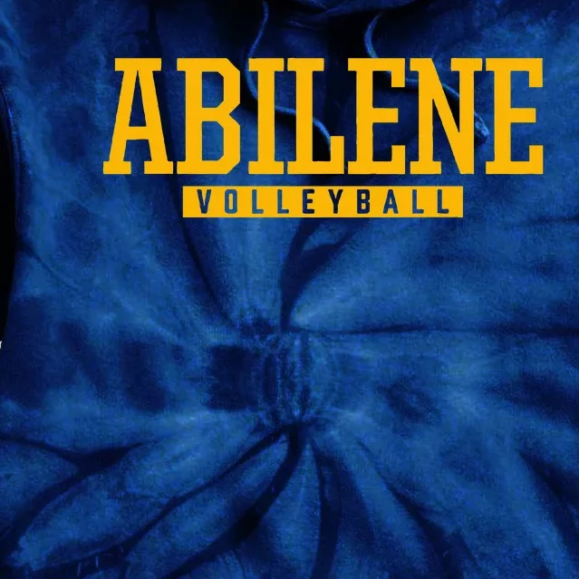 Abilene High School Volleyball Tie Dye Hoodie