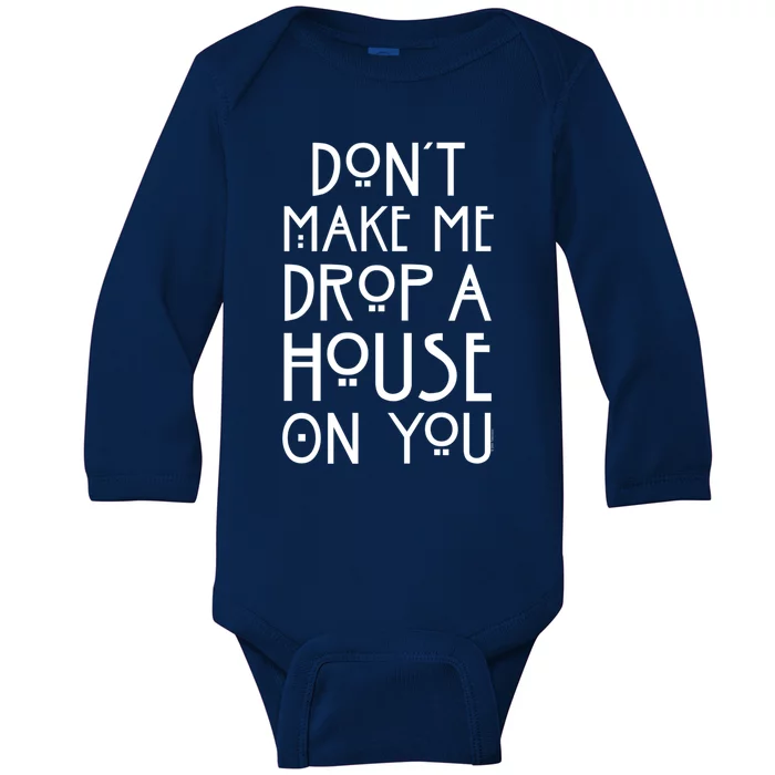 American Horror Story Drop A House Cool Gift Baby Long Sleeve Bodysuit