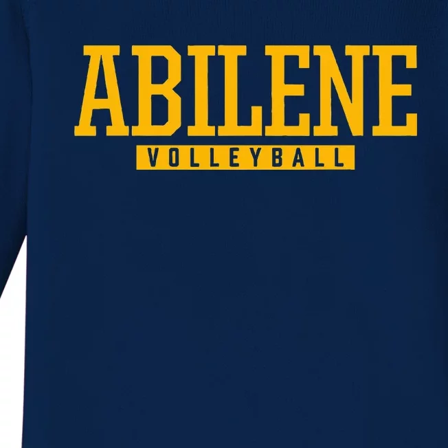 Abilene High School Volleyball Baby Long Sleeve Bodysuit