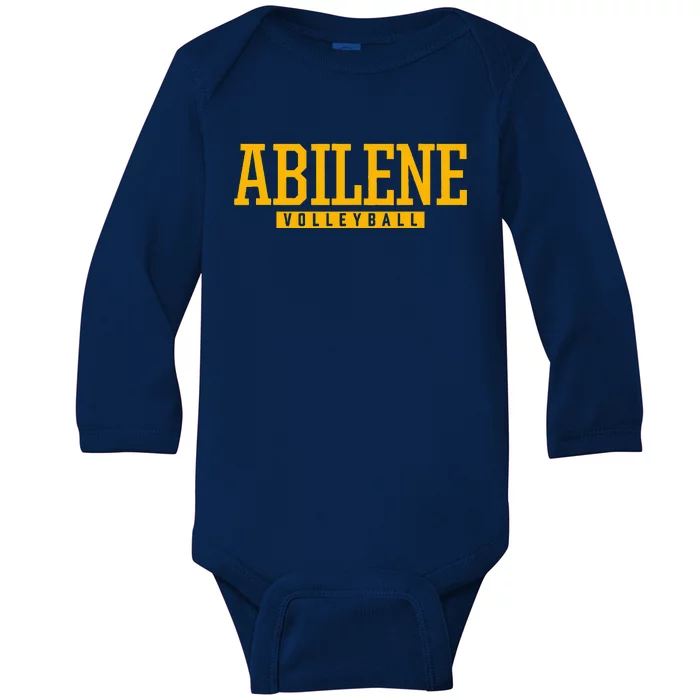 Abilene High School Volleyball Baby Long Sleeve Bodysuit