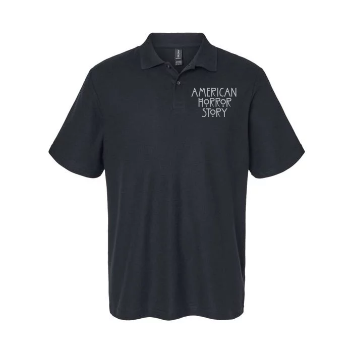 American Horror Story Stacked Softstyle Adult Sport Polo