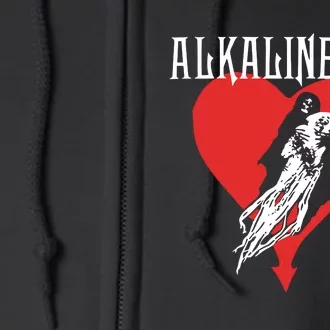 Alkalinetrio Heart Swept Alkaline Trio Full Zip Hoodie