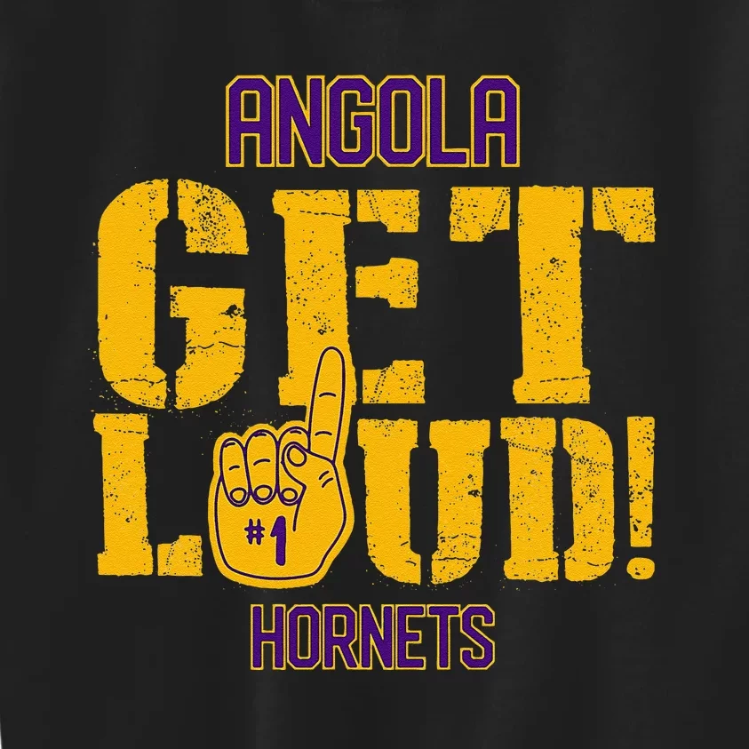 Angola High School Get Loud Hornets Kids Sweatshirt