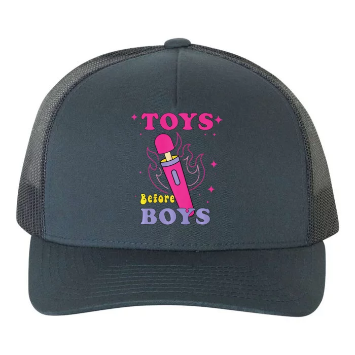 Adult Humor Saying Toys Before Funny Premium Yupoong Adult 5-Panel Trucker Hat