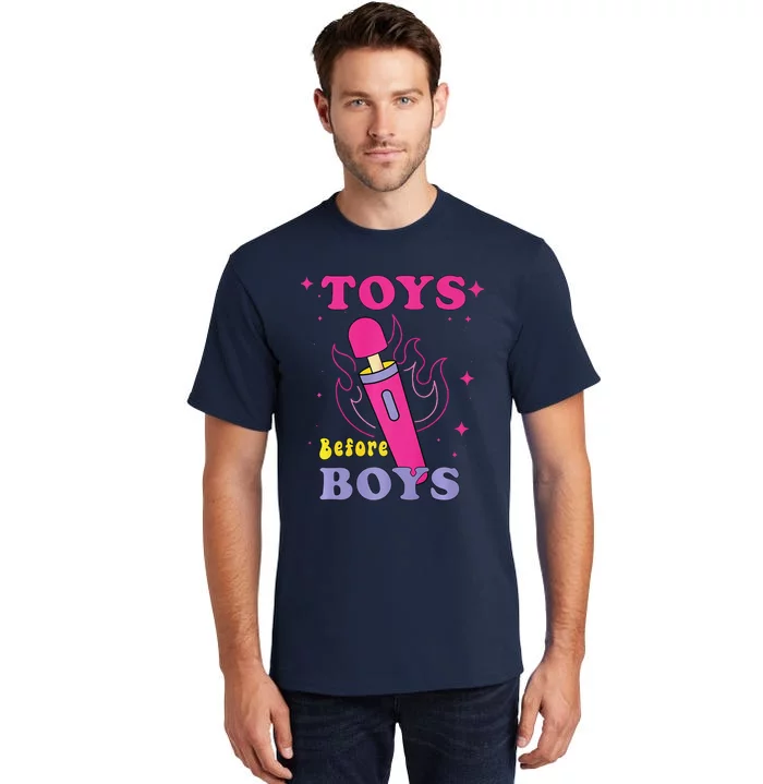 Adult Humor Saying Toys Before Funny Premium Tall T-Shirt