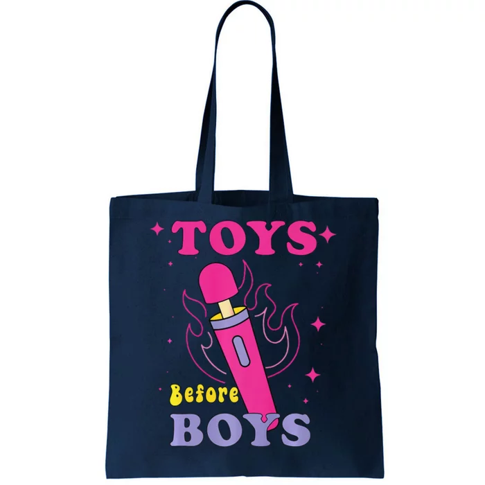 Adult Humor Saying Toys Before Funny Premium Tote Bag