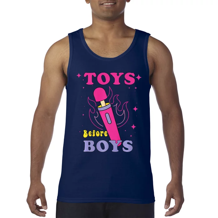 Adult Humor Saying Toys Before Funny Premium Tank Top